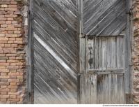 doors wooden double old 0014